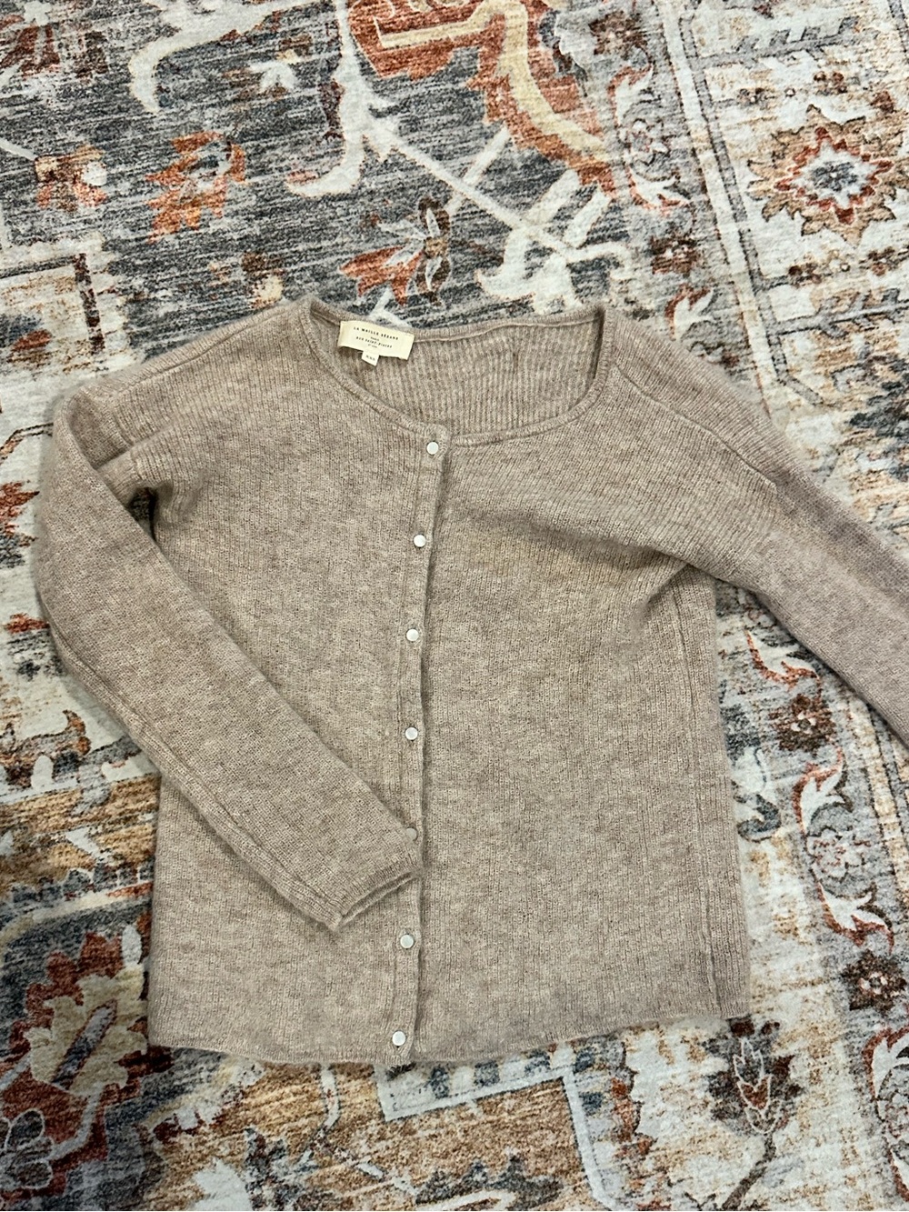 Sezane Gaspard Cardigan in Beige XXS
